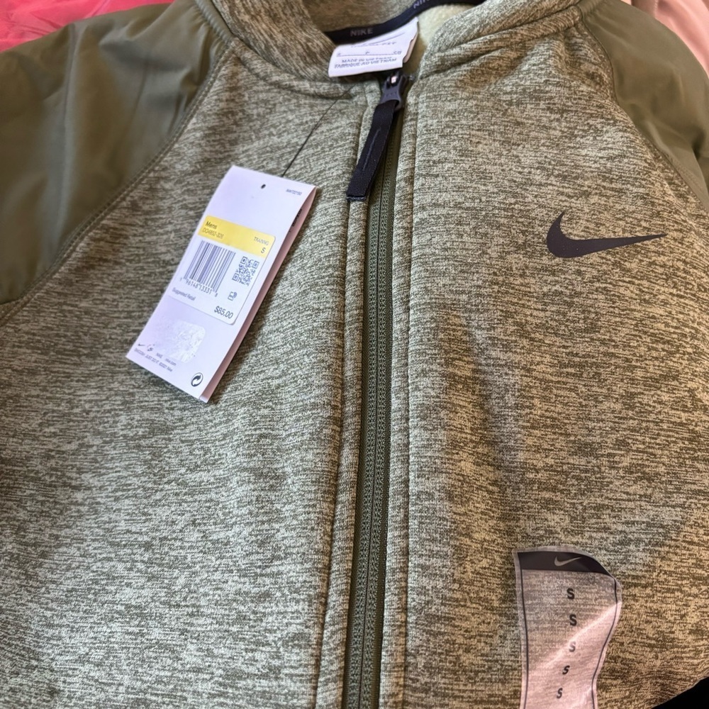 Nike Therma-FIT Men's Training Full-Zip Bomber Jacket Size Small - Picture 12 of 12
